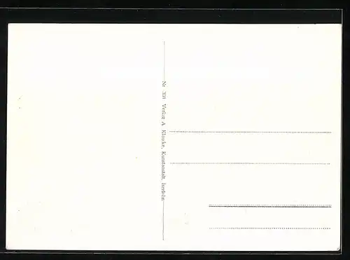 AK Iserlohn-Grüne, Blick vom Eisernen Kreuz auf den Ort