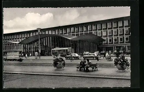 AK Bochum auf der Strasse vor dem Hauptbahnhof