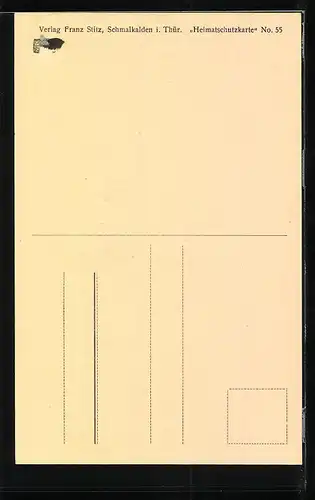 AK Schmalkalden i. Thür., Hofportal im Schlosse Wilhelmsburg