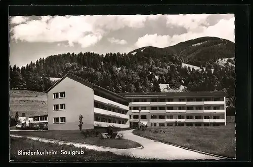 AK Saulgrub, vor dem Blindenkurheim