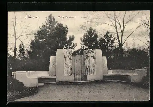 AK Hannover, am Tripp-Denkmal