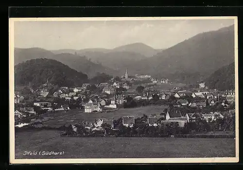 AK Ilfeld im Südharz, Generalansicht der Stadt