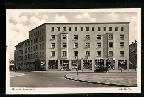 AK Karlsruhe i. B., Blick auf das Kolpinghaus