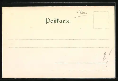 AK Karlsruhe i. B., Marktplatz mit dem Rathaus