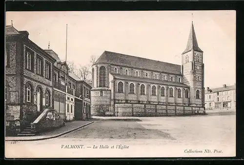 AK Valmont, la Halle et l`Église