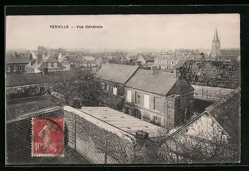 AK Yerville, Vue Générale, Panorama