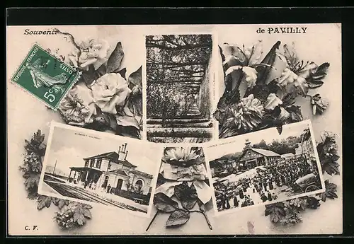 AK Pavilly, la Gare, le Marché, la Promenoirs