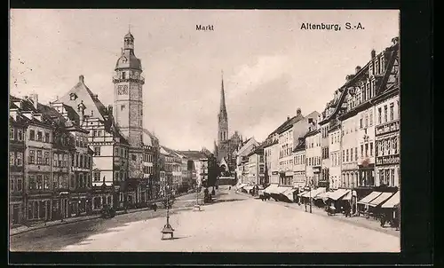 AK Altenburg / S.-A., Markt