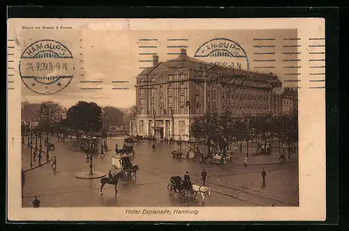 AK Hamburg-Neustadt, Hotel Esplanade