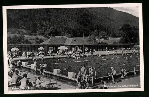 AK Leutenberg i. Thür., Badeleben im Schwimmbad