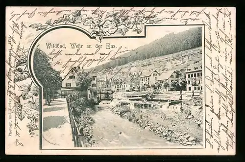 AK Bad Wildbad, Wehr an der Enz