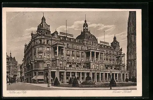AK Köln a. Rh., Dom-Hotel