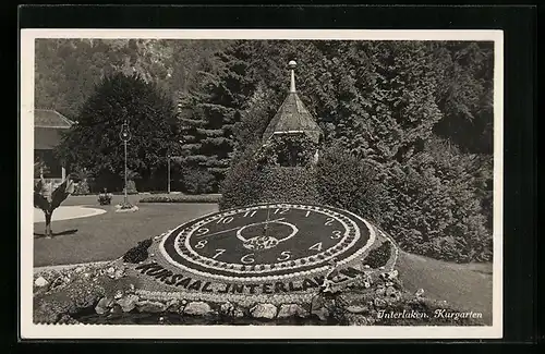 AK Interlaken, Kurgarten am Kursaal
