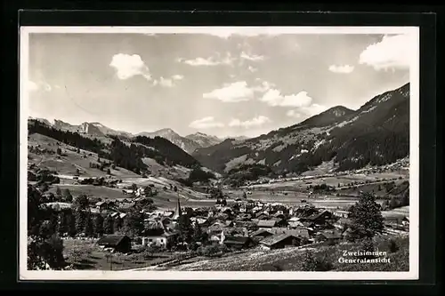 AK Zweisimmen, Generalansicht