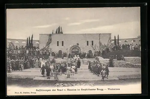 AK Brugg-Vindonisaa, Amphitheater, Aufführungen der Braut von Messina