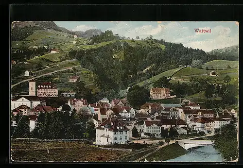 AK Wattwil, Ortstotale mit der kleinen Brücke
