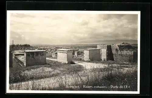 AK Avenches, Ruines Romaines, Porte de l`Est