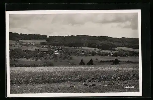 AK Säriswil, Blick auf die Häuser am Hang