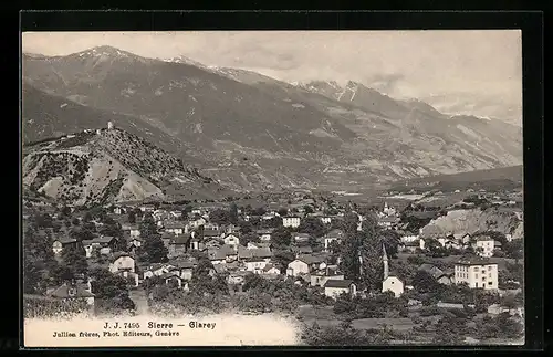 AK Sierre - Glarey, Generalansicht