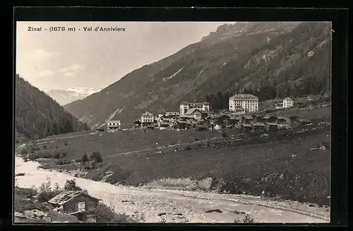 AK Zinal, Val d`Anniviers, Vue Generale