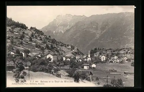 AK Salvan et la Dent de Morcles, Vue Generale