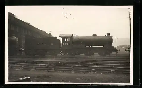 Foto-AK Lokomotive der englischen Eisenbahngesellschaft LNER mit Kennung 1410