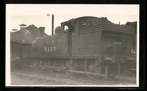 Foto-AK Lokomotive der englischen Eisenbahngesellschaft LNER mit Kennung 9399