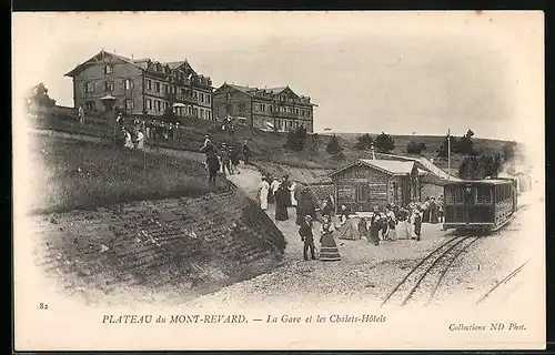 AK Mont-Revard, Plateau, la Gare et les Chalets-Hotels