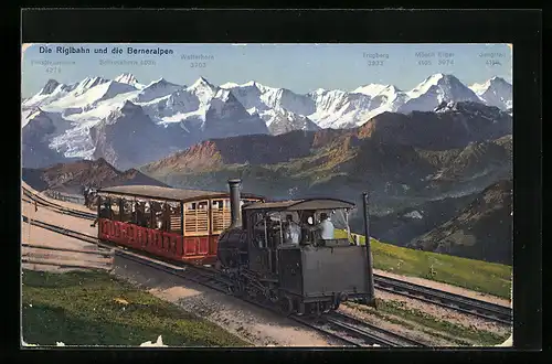 AK Rigibahn & die Berneralpen