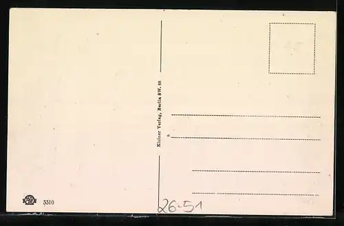 Künstler-AK Manni Grosze: Paar im historischen Kostüm beim Spaziergang