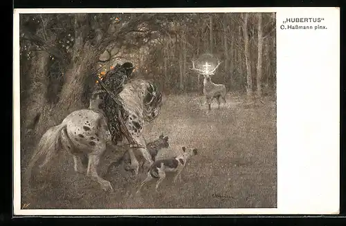 Künstler-AK C. Hassmann: Hubertus