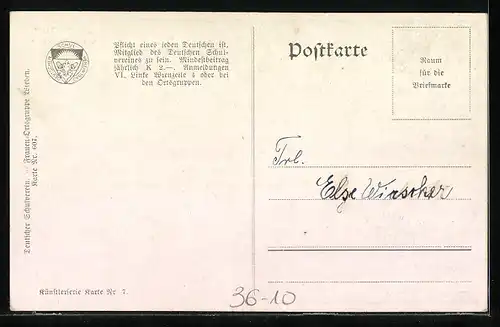 Künstler-AK C. Hassmann: Hubertus