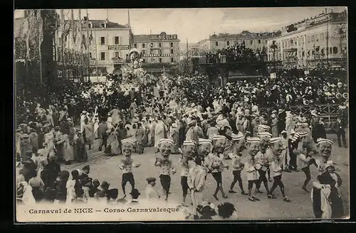 AK Nice, Carnaval, Corso Carnavalesque