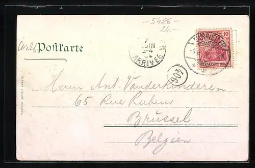 AK Altenahr, Blick zum Bahnhof