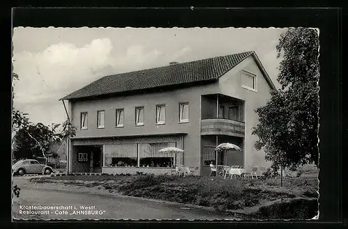 AK Klosterbauerschaft / Westf., Restaurant-Cafe Ahnsburg
