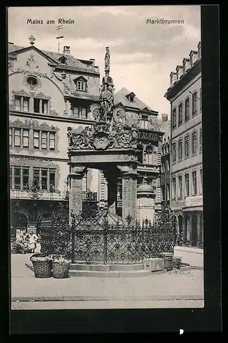 AK Mainz am Rhein, Marktbrunnen