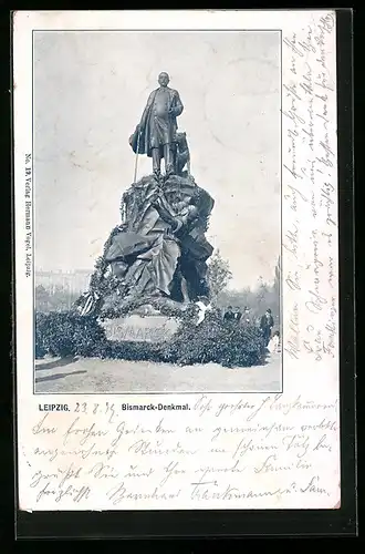 AK Leipzig, Bismarck-Denkmal
