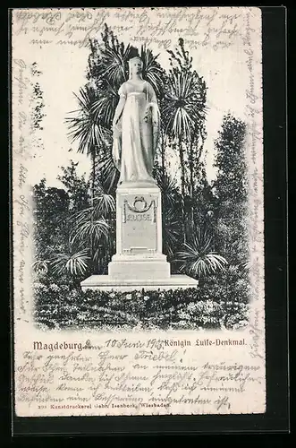 AK Magdeburg, Königin Luise-Denkmal