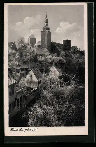 AK Querfurt, Blick auf die Brunsburg