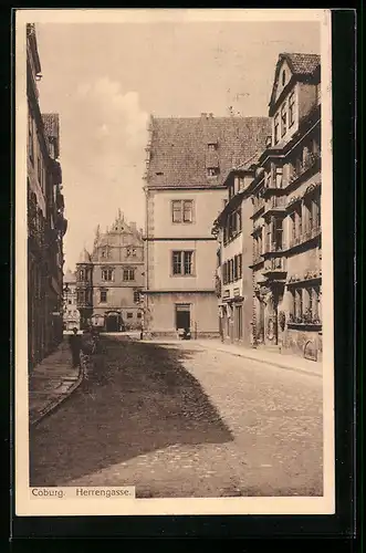 AK Coburg, Blick in die Herrengasse