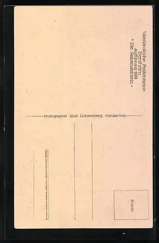 AK Bentheim, Vaterländische Freilichtspiele, Aufführung 1928, Die Rabensteinerin