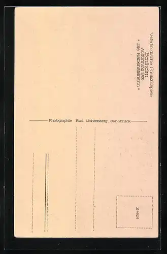 AK Bentheim, Vaterländische Freilichtspiele, Aufführung 1928, Die Rabensteinerin