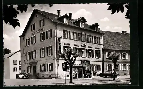 AK Ettlingen, Hotel-Restaurant Zur Sonne