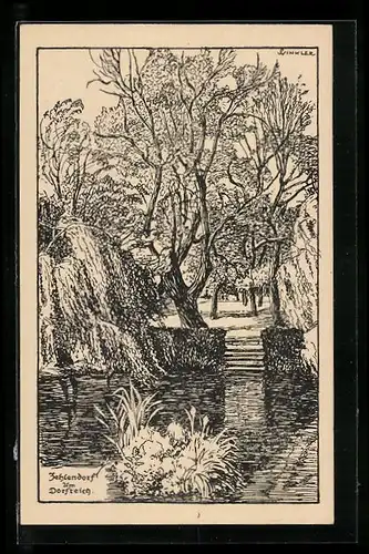 AK Berlin-Zehlendorf, Am Dorfteich