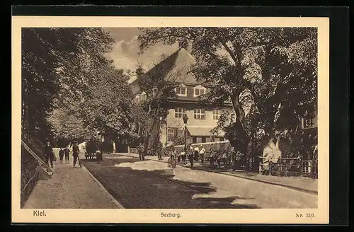 AK Kiel, Seeburg, Strassenpartie