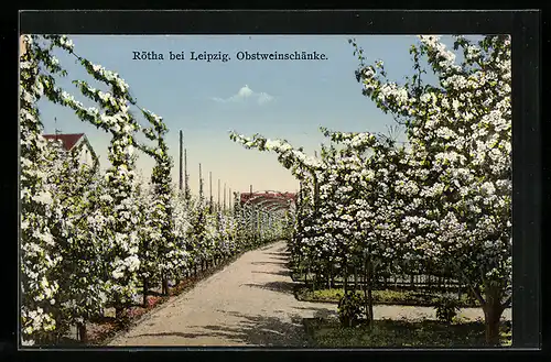 AK Rötha bei Leipzig, Obstweinschänke