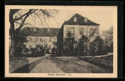 AK Wilsdruff i. Sa., Blick zum Schloss