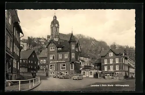 AK Lauscha i. Thür. Wald, Hüttenplatz