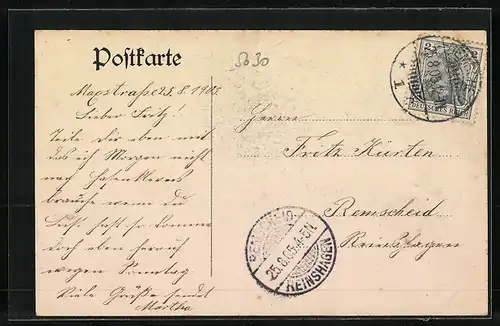 AK Remscheid, Partie an der Talsperre