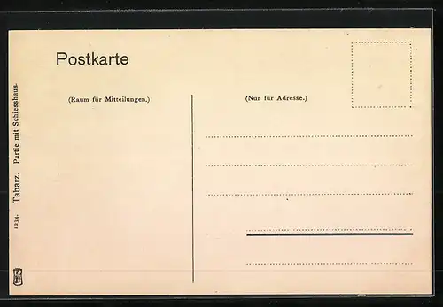 AK Tabarz, Partie mit Schiesshaus